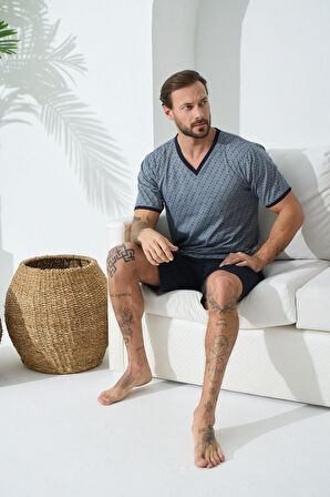 Kly 5041 Erkek 5'li Pijama Çeyiz Seti