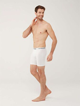 . 80453 Erkek Tekli Uzun Paçalı Boxer