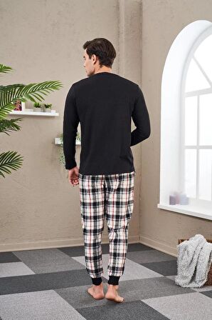 Pjs 23702 Erkek Baskılı Pijama Takım