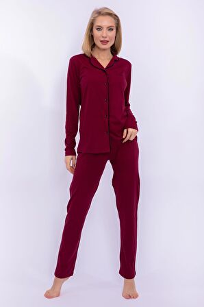 Pierre Cardin 7717 Kadın Boydan Patlı Pijama Takım