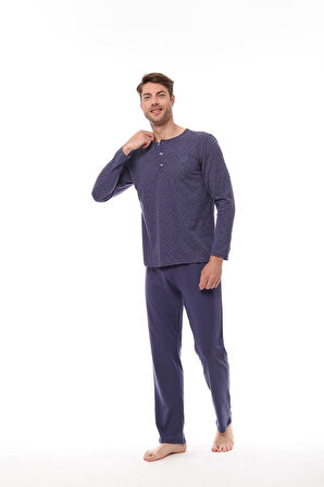 Pijadore 1523 Erkek Uzun Kollu Pijama Takım