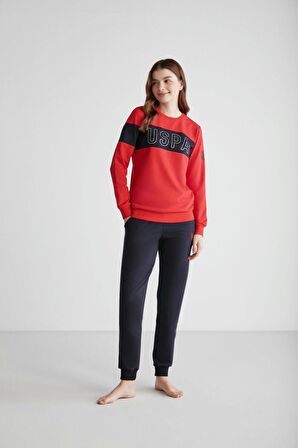 . 16947 Kadın Yuvarlak Yaka Pijama Takımı