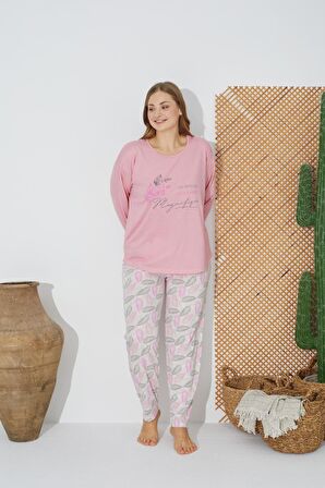 Estiva 24077 Kadın Uzun Kollu Pijama Takımı