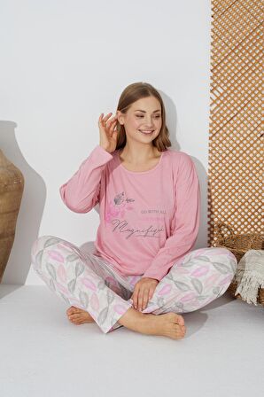 Estiva 24077 Kadın Uzun Kollu Pijama Takımı