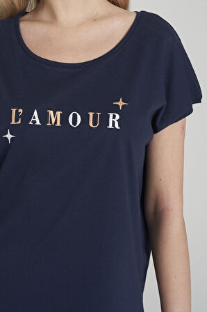Pijadore 1634 Kadın Lamour Kısa Kol Pijama Takım