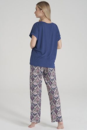 Pijadore 1636 Kadın Kısa Kollu Pijama Takımı