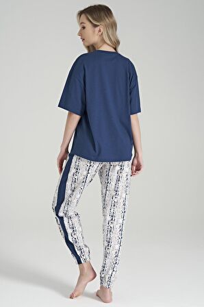 Pijadore 1682 Kadın Kısa Kollu Pijama Takım