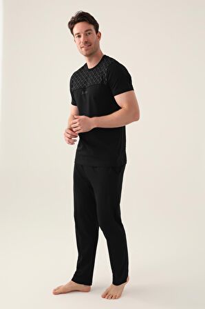 Arnetta 3010 Büyük Beden The Erkek Kısa Kollu Pijama Takımı