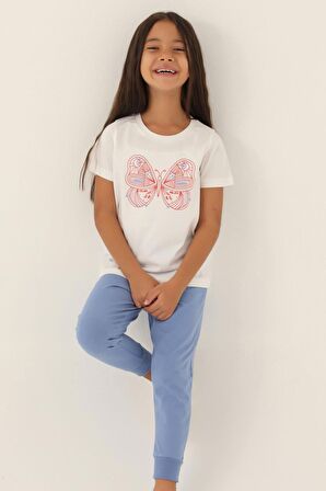 Roly Poly 3390 Butterfly Kız Çocuk Pijama Takımı