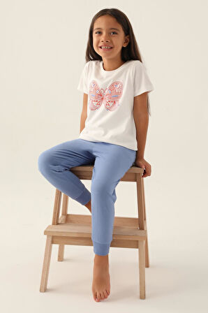 Roly Poly 3390 Garson Butterfly Kız Çocuk Pijama Takımı