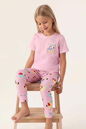 Roly Poly 3403 Jungle Kız Çocuk Pijama Takımı