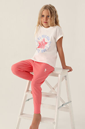 . 1838 Garson Lisanslı Starry Krem Kız Çocuk Pijama Takımı