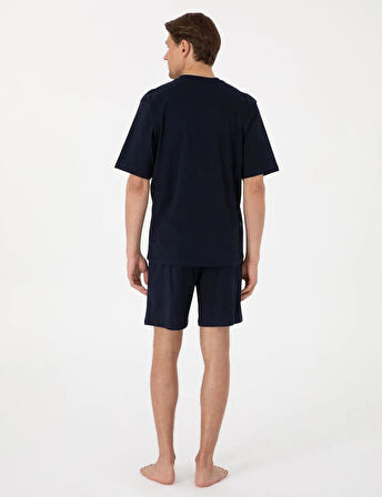 Pierre Cardin Erkek Bordo Jakarlı Kısa Kol Şortlu & Uzun 3'lü Özel Kutulu Pijama Takım