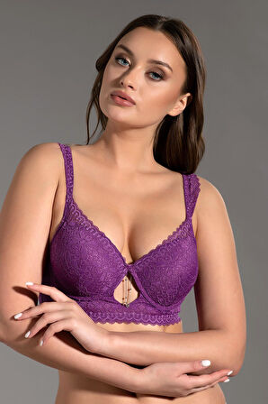 New Bra 3014 Destekli Dantelli Sütyen