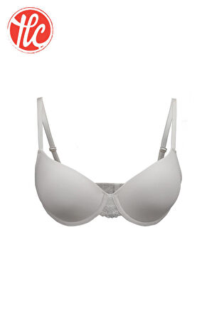 Eros 1150 Kadın Düz Cup Dantel Detaylı Kulaklı Sütyen Takım