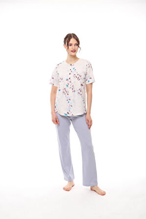 Pijadore 1450 Kadın Kısa Kollu Pijama Takım