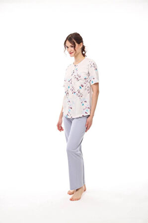 Pijadore 1450 Kadın Kısa Kollu Pijama Takım
