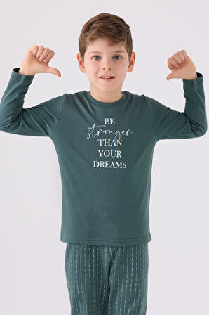 Arnetta 3130 Erkek Çocuk Uzun Kol Pijama Takım