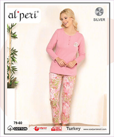 Alperi 79-60 Kadın Uzun Kol Pijama Takım