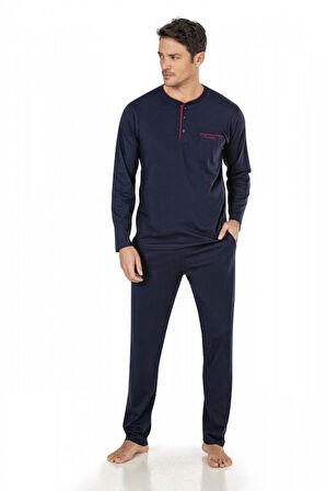 Pierre Cardin Robdöşambırlı Uzun Kollu Pijama Atlet Boxer Çorap Damat Çeyizlik Set