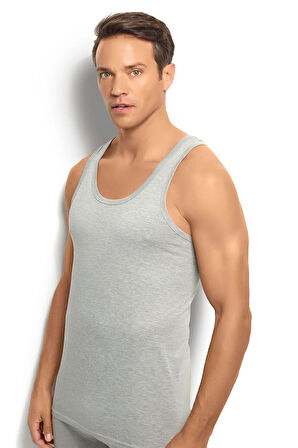 Jiber 113 1 Adet Erkek Pamuklu Arkası Çapraz Rambo Atlet