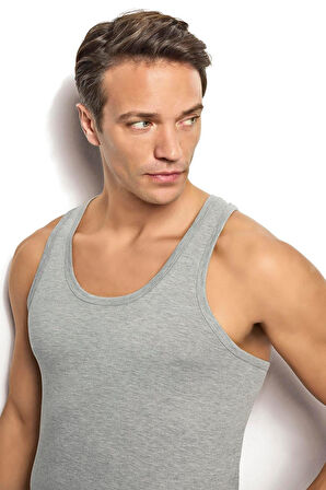 Jiber 113 1 Adet Erkek Pamuklu Arkası Çapraz Rambo Atlet