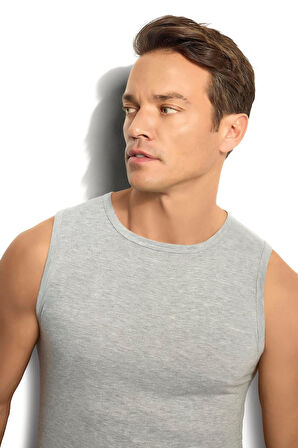 Jiber 114 Erkek Pamuklu Sıfır Yaka Atlet 1 Adet 