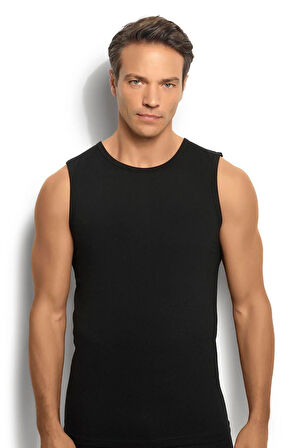 Jiber 114 Erkek Pamuklu Sıfır Yaka Atlet 1 Adet 