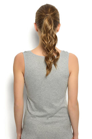 Jiber 584 Kadın Ribana Kumaş Pamuklu Kalın Askılı Atlet