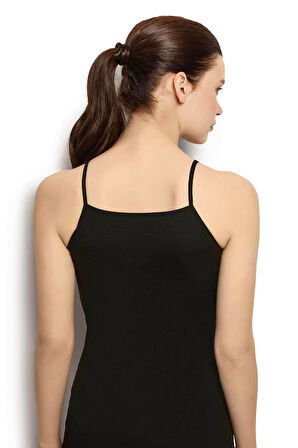 Jiber 603 Kadın Modal Pamuklu İp Askılı Atlet 1 Adet