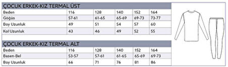 Jiber 904 Unisex Çocuk Likralı Termal İçlik Alt