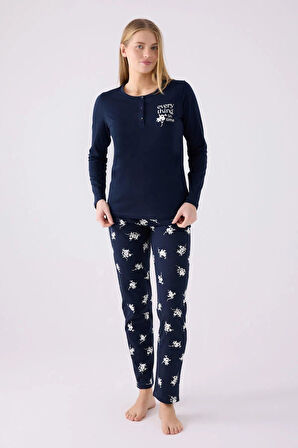 Arnetta 3056 Kadın Every Thing Uzun Kollu Pijama Takım