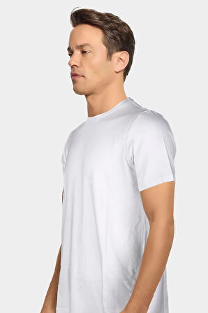 Jiber Erkek Bambu Terletmeyen Hafif Kumaş T-Shirt