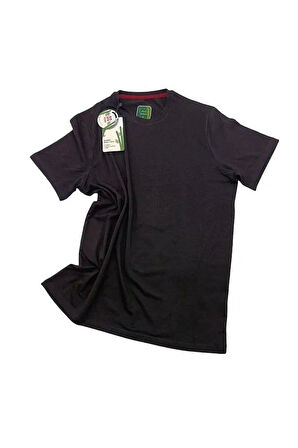 Jiber Erkek Bambu Terletmeyen Hafif Kumaş T-Shirt