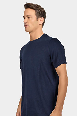 Jiber Erkek Bambu Terletmeyen Hafif Kumaş T-Shirt