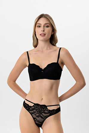 Pierre Cardin Lingerie Lotus Straplez Dantelli Sütyen Takımı