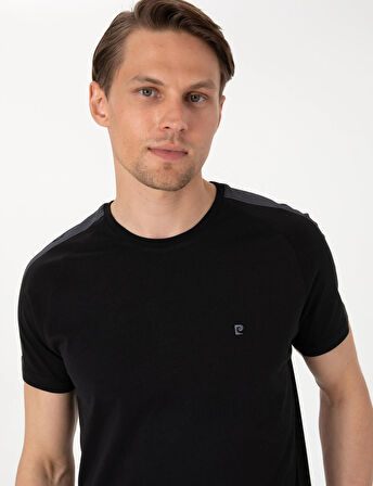 Pierre Cardin Erkek Bisiklet Yaka Penye Kısa Kol Pijama Takım