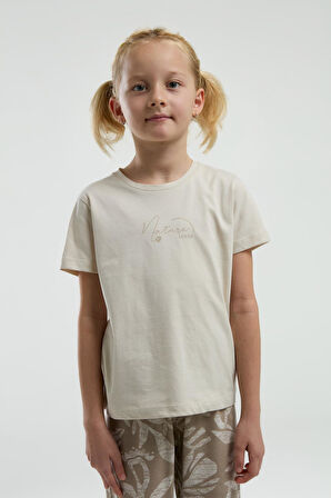 Arnetta 3301 Nature Lover Kız Çocuk Bisiklet Yaka Kısa Kol Kapri Pijama Takım