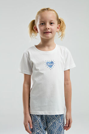 Arnetta 3305 Kız Çocuk Dream Shine Bisiklet Yaka Kısa Kollu Pijama Takım