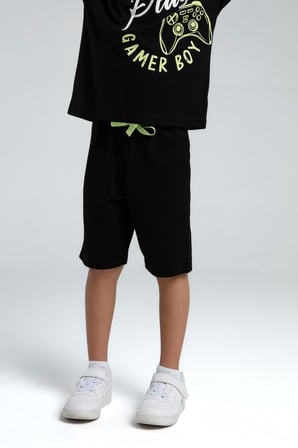 Roly Poly Gamer Boy Garson Erkek Çocuk Kısa Kol Regular Bermuda Şortlu Pijama Takım