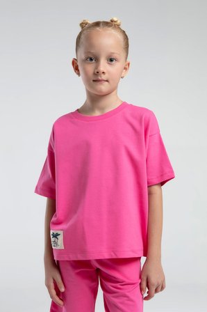 Roly Poly Premium Kız Çocuk %100 Pamuklu Regular Rahat Kesim Kısa Kollu Bermuda Şortlu Pijama Takım