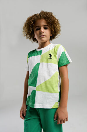 U.S. Polo Assn. Erkek Çocuk Şortlu Bermuda Pijama Takım