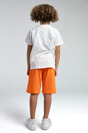 Roly Poly Crab Erkek Çocuk Regular Kalıp Kısa Kol Bermuda Şortlu Pijama Takım