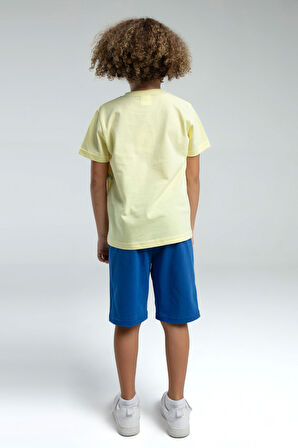 Roly Poly Crab Erkek Çocuk Regular Kalıp Kısa Kol Bermuda Şortlu Pijama Takım