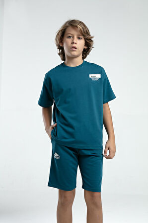 Kappa 36225 Erkek Çocuk Şortlu Pijama Bermuda Takım