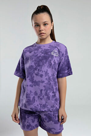 Kappa 362415 Kız Çocuk Tie-Dye Şort Bermuda Pijama Takım