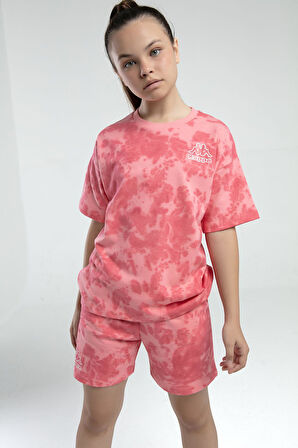 Kappa 362415 Kız Çocuk Tie-Dye Şort Bermuda Pijama Takım