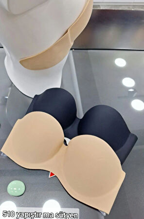 F.K 510 Kadın Lazer Straplez Yapışkan Sütyen