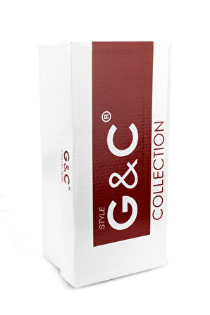 G&C Kadın Tüylü Taşlı Gelin Çeyizlik Ev Terliği