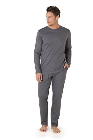 Pierre Cardin 3'lü Çizgili Robdöşambır Penye Pijama Takım Kutulu Damat Çeyiz Seti